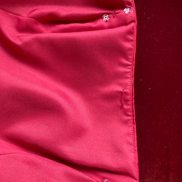 David’s Bridal | Women’s Red Strapless Formal Dress size 2 - Picture 10 of 17